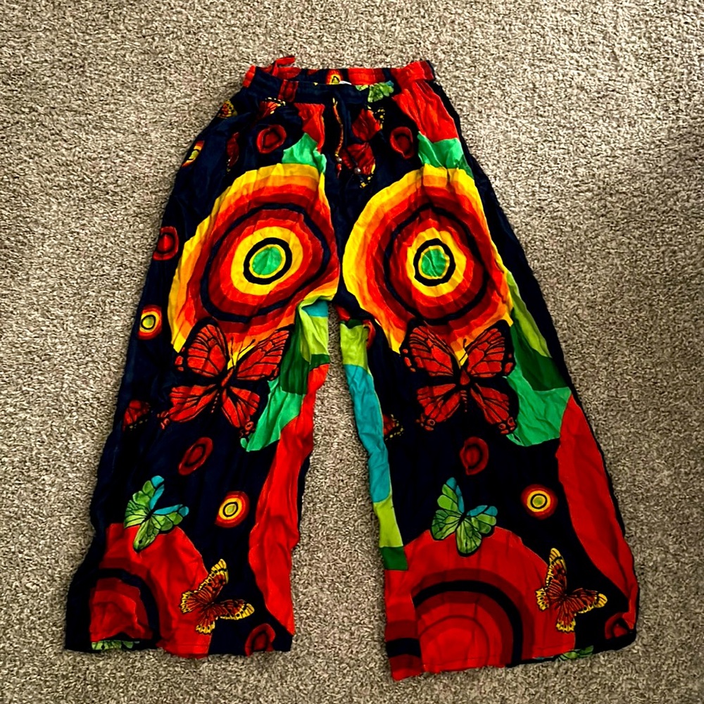 Lower waist loose pants